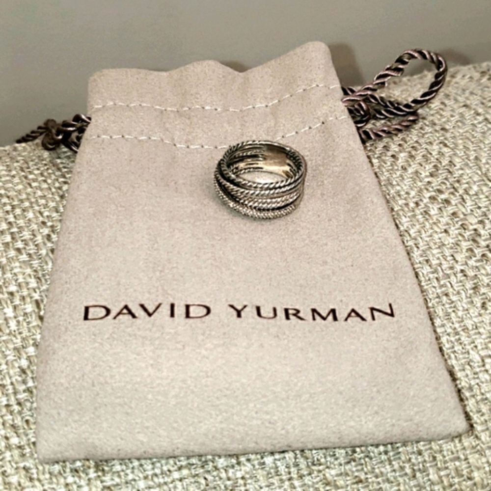 David Yurman Crossover Ring Size 7